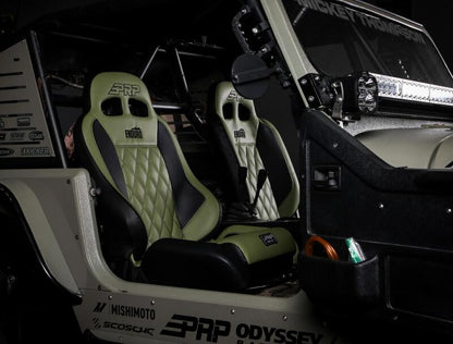 PRP Seats PRP EnduroCrawl Reclining Suspension Seat - Black Suede - Passenger