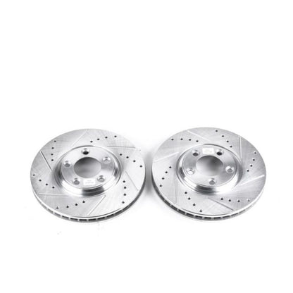 PowerStop Power Stop 02-05 Ford Thunderbird Front Evolution Drilled & Slotted Rotors - Pair
