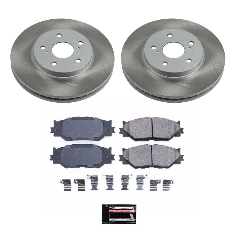 PowerStop Power Stop 06-15 Lexus IS250 Front Semi-Coated Rotor Kit