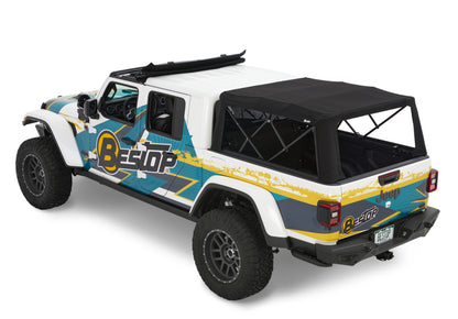 Bestop 20-26 Jeep Gladiator For 5 Ft. Bed Supertop For Truck 2 (Black Diamond)