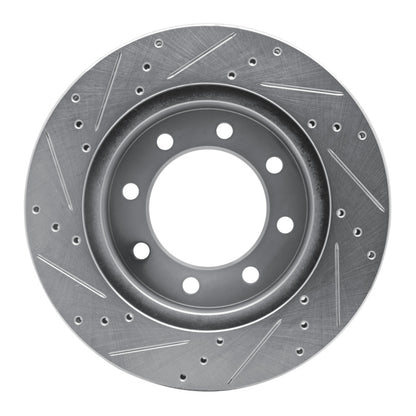 R1 Concepts R1 03-08 Dodge Ram 4000 (Mexico) Front Right Drilled & Slotted Silver Brake Rotor