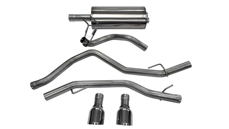CORSA Performance Corsa 2009-2018 Dodge Ram 1500 4.7L Quad/Crew Cab/Short Bed Polished Dual Exit Cat-Back Exhaust