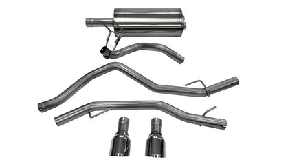 CORSA Performance Corsa 2009-2018 Dodge Ram 1500 4.7L Quad/Crew Cab/Short Bed Polished Dual Exit Cat-Back Exhaust