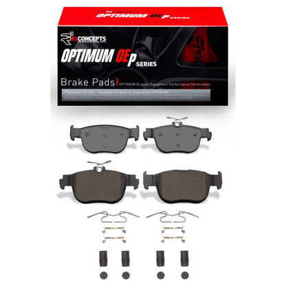 R1 Concepts R1 22-25 Audi A3 Quattro Rear Optimum OE Pads & Hardware Kit