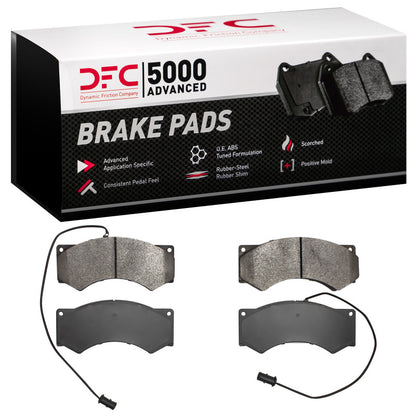 DFC 87-91 Iveco EuroTurbo 230T Front 5000 Advanced Semi Metallic Brake Pads
