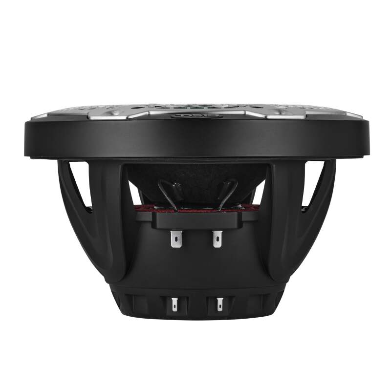 DS18 Hybrid Marine Speaker w/ Driver And RGB LEDs 8in 2-Way 350 Watts RMS 4 ohm Black w/ Covers