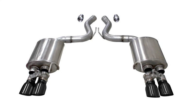 CORSA Performance Corsa 2018-2023 Ford Mustang GT Fastback 5.0L 3in Sport Axle-Back Exhaust w/ 4in Black Tips