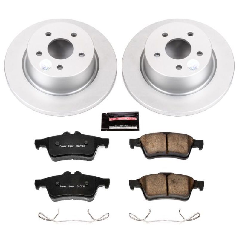 PowerStop Power Stop 13-18 Ford C-Max Rear Z17 Evolution Geomet Coated Brake Kit