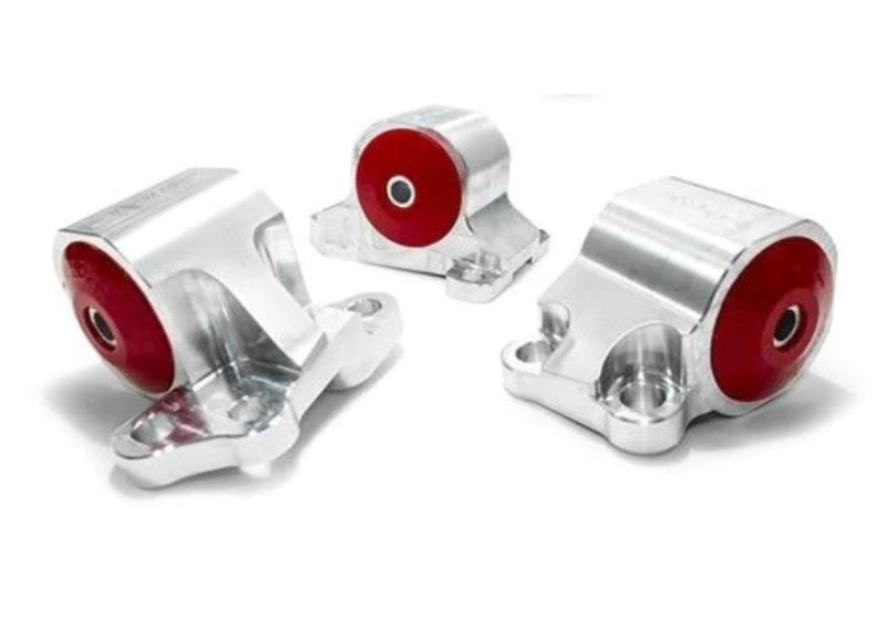 Innovative Mounts Innovative 92-95 Civic B/D Series Silver Aluminum Mounts 95A Bushings (2 Bolt)