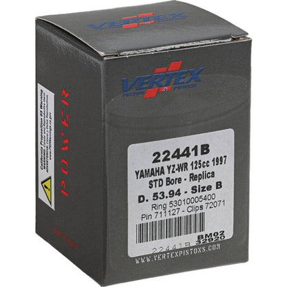 Vertex Pistons Vertex Piston 1997 Yamaha YZ 125 125cc Cast Replica Piston Kit