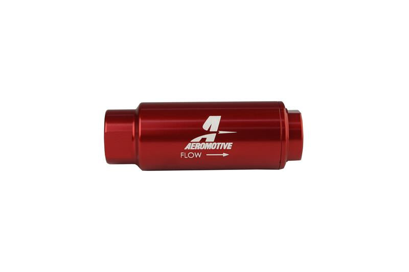 Aeromotive SS Series In-Line Fuel Filter - 3/8in NPT - 40 Micron Fabric Element