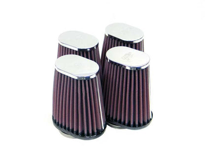 K&N Engineering K&N 2in FLG 4 X 2-3/4in B 2 X 3in T 5in L (4 PER BOX) Universal Clamp-On Air Filter