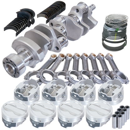 Eagle Chevy LT1 350 1Pc 3.750in Crank 6.000in I-Beam Rods -18cc 4.000in Pistons Rotating Assembly