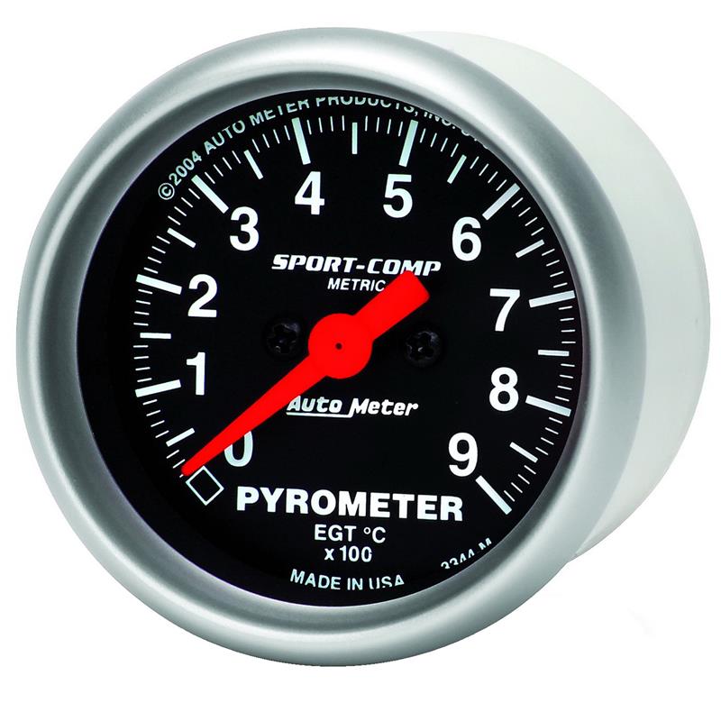 Autometer Sport-Comp 52.4mm 0-900 Deg C Electronic Pyrometer Gauge