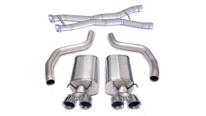 CORSA Performance Corsa 2012-2013 Chevrolet Corvette C6 ZR1 Sport Cat-Back Dual Rear Exit w/ Twin 4.0in Pol Tips