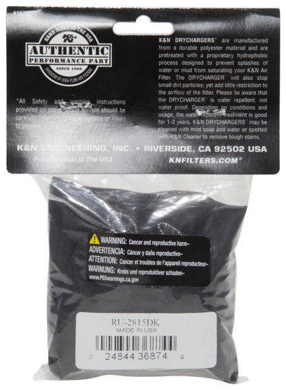 K&N Engineering K&N Drycharger Air Filter Wrap RU-2815 Black