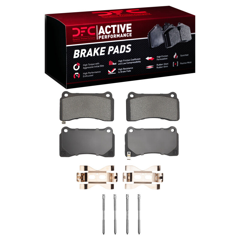 DFC 09-24 Nissan GT-R Rear Active Performance Pads and Hardware Kit