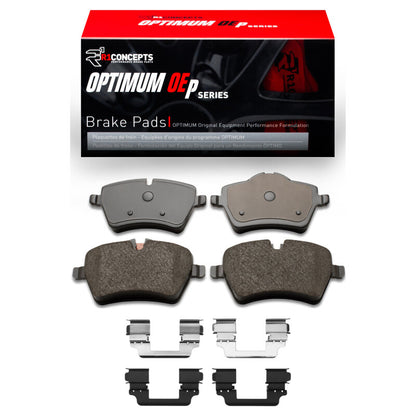 R1 Concepts R1 13-16 Mini Cooper Paceman Front Optimum OE Pads & Hardware Kit