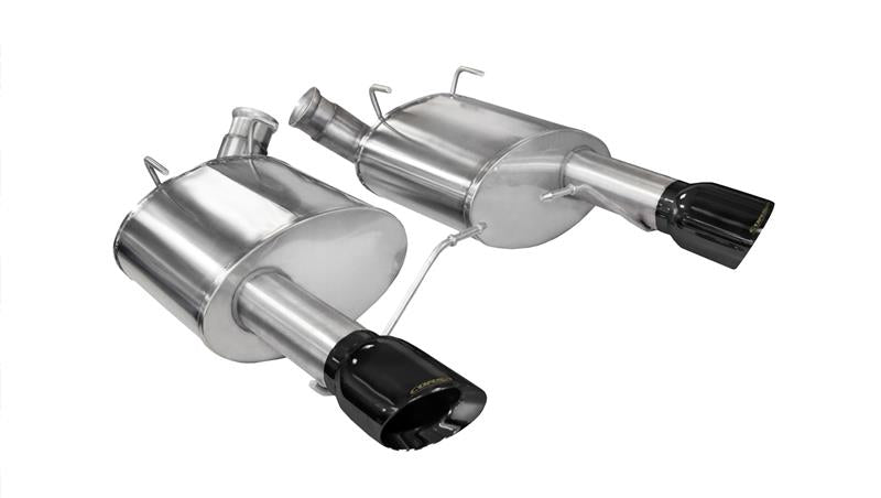 CORSA Performance Corsa 2011-2014 Ford Mustang GT/Boss 302 5.0L V8 Black Xtreme Axle-Back Exhaust