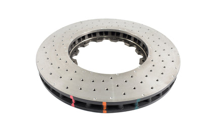 DBA 19+ Chevrolet Camaro ZL1 (w/ NAS Nuts) 5000 Series Cross Drilled & Dimpled KP Brake Rotor