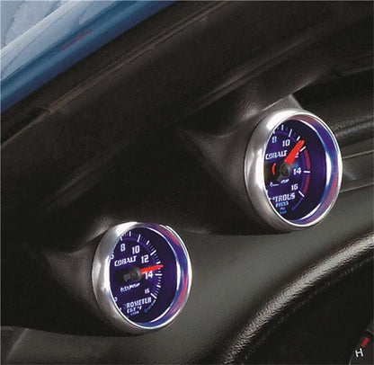 Autometer 03-04 Ford Mustang Dual 2-1/16 A-Pillar Pod - Black