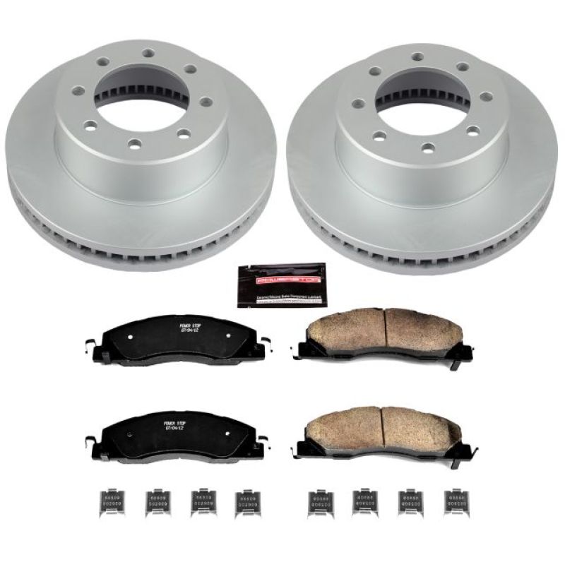 PowerStop Power Stop 11-18 Ram 3500 Front Z17 Coated Brake Kit