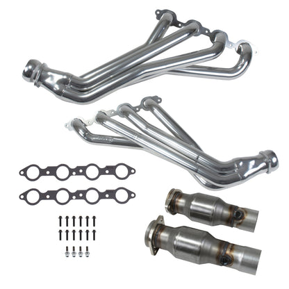 BBK 16-24 Chevy Camaro SS LT1 1-7/8 Headers w/High Flow Catalytic Converters (Silver Ceramic)