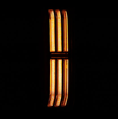 AlphaRex 24-25 Toyota Tacoma NOVA-Series LED Prismatic Tail Lights - Black Red