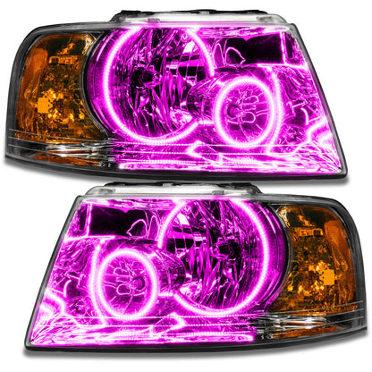 ORACLE Lighting Oracle 03-06 Ford Expedition SMD HL - Chrome - ColorSHIFT w/ 2.0 Controller