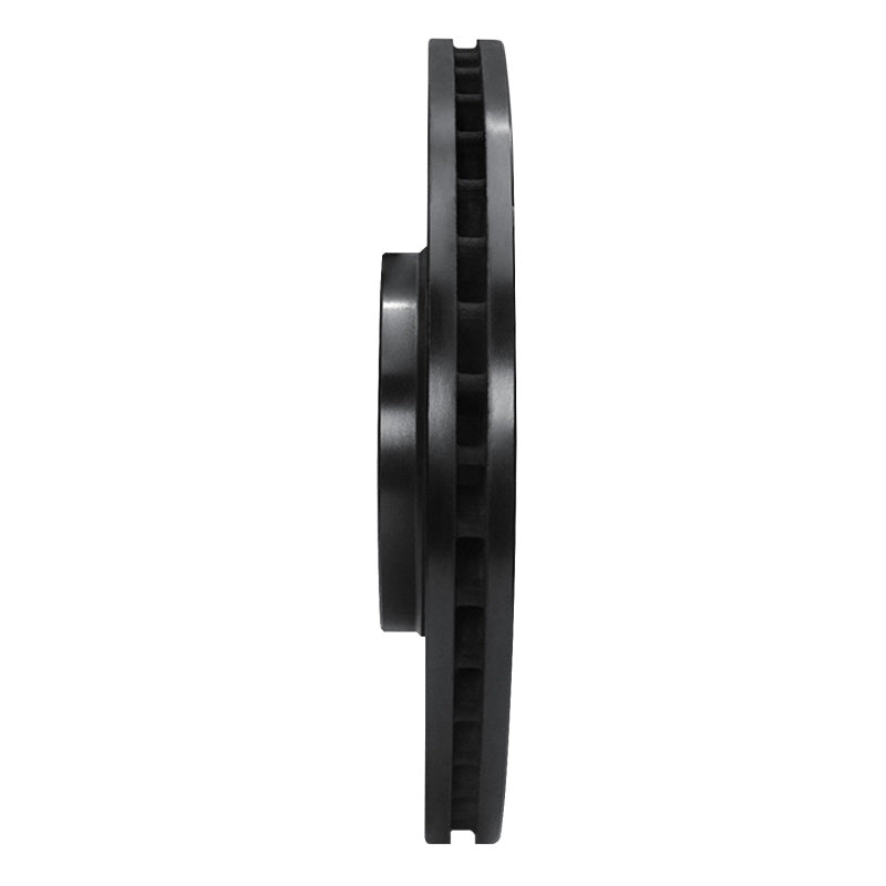 R1 Concepts R1 03-11 Cadillac BLS (Mexico) Front Right Drilled & Slotted Black Brake Rotor