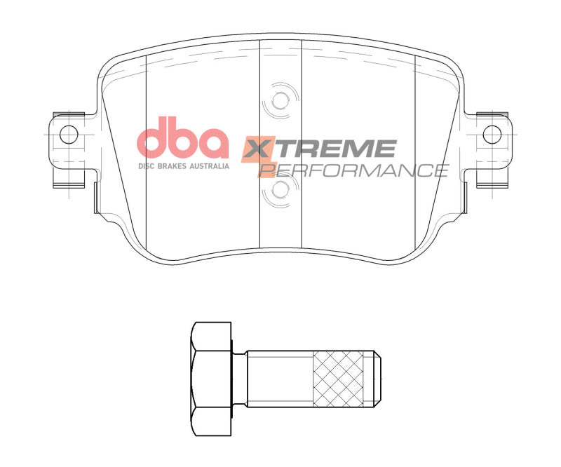 DBA 16-19 Audi Q3 Rear XP Performance Brake Pads