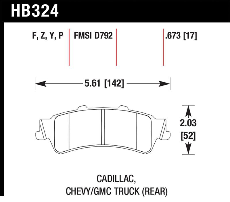 Hawk Performance Hawk Super Duty Street Brake Pads