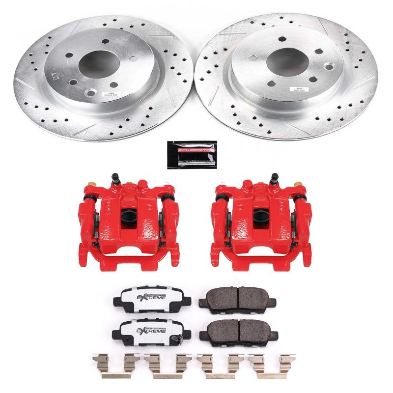 PowerStop Power Stop 2018 Nissan Maxima Rear Z26 Street Warrior Brake Kit w/Calipers