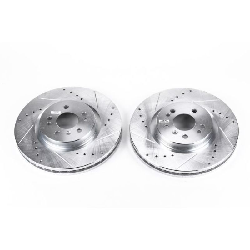 PowerStop Power Stop 07-09 Mercedes-Benz ML320 Front Evolution Drilled & Slotted Rotors - Pair