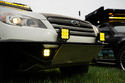 Diode Dynamics SS5 LED Pod Pro - Yellow Flood (Single)