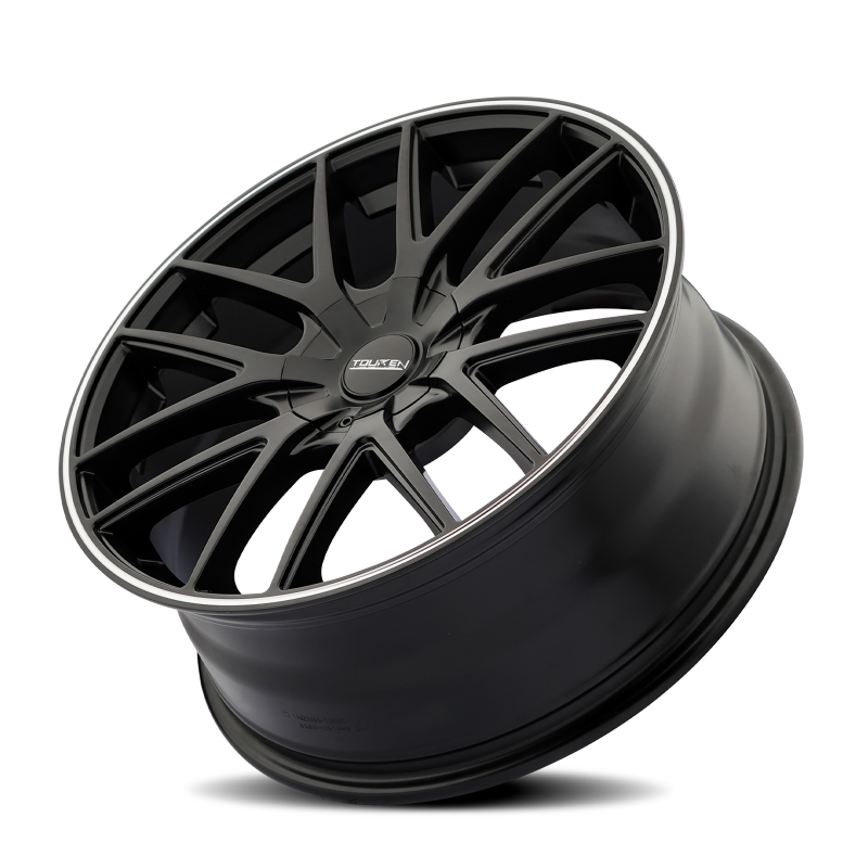 Touren 3260 TR60 18x8 / 5x108/114.3 BP / 40mm Offset / 72.62mm Hub Matte Black Machined Wheel