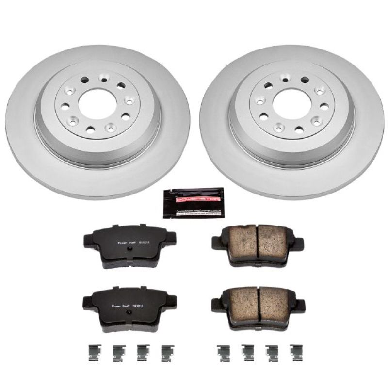 PowerStop Power Stop 05-07 Ford Five Hundred Rear Z17 Evolution Geomet Coated Brake Kit