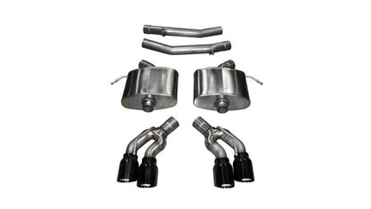 CORSA Performance Corsa 2016-2019 Cadillac CTS V 6.2L V8 2.75in Black Sport Axle-Back Exhaust