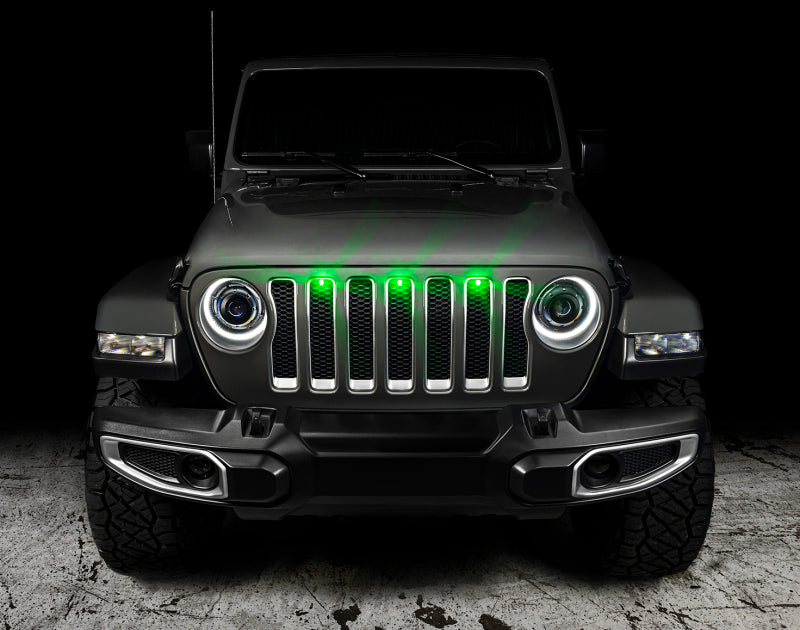 ORACLE Lighting Oracle Pre-Runner Style LED Grille Kit for Jeep Gladiator JT - Green