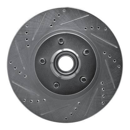 R1 Concepts R1 01-05 Ford Explorer Sport Trac Front Left Drilled & Slotted Silver Brake Rotor