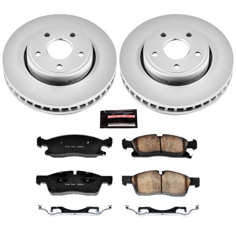 PowerStop Power Stop 11-19 Dodge Durango Front Z17 Evolution Geomet Coated Brake Kit