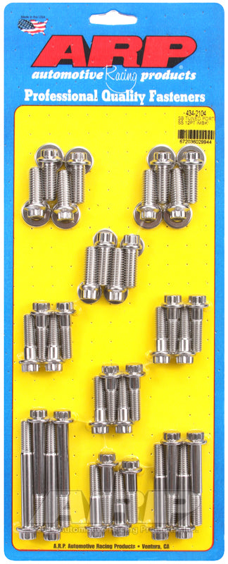 ARP SB Tuned Port complete SS 12pt intake manifold bolt kit