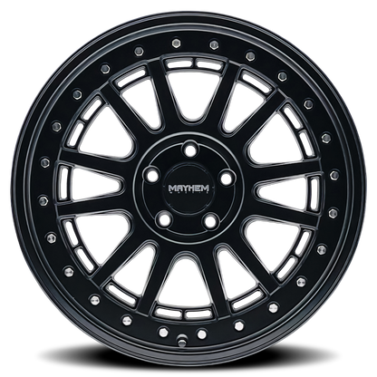Mayhem 8305 Compass 15x7 / 5x100 BP / 15mm Offset / mm Hub Matte Black Wheel