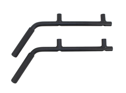 Fishbone Offroad 07-18 Jeep Wrangler JK 4 Door Grab Handles Front/Rear Steel - Blk Txtrd Powdercoat