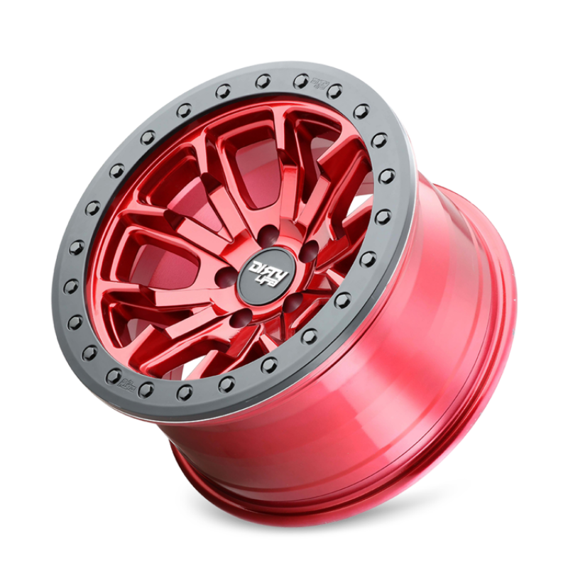 Dirty Life 9303 DT-1 17x9 / 5x127 BP / -38mm Offset / 78.1mm Hub Crimson Candy Red Wheel