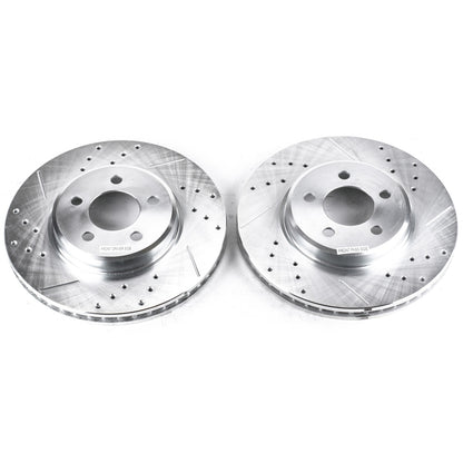 PowerStop Power Stop 05-19 Chrysler 300 Front Evolution Drilled & Slotted Rotors - Pair