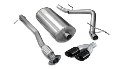 CORSA Performance Corsa 2007-2008 Chevrolet Silverado Crew Cab/Short Bed 1500 5.3L V8 Black Sport Cat-Back Exhaust