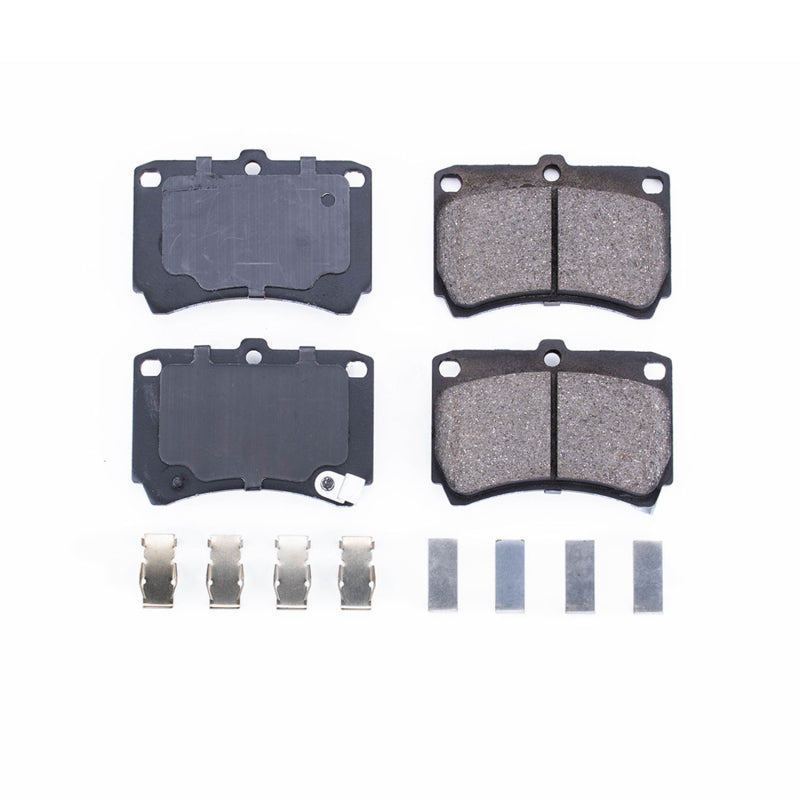 PowerStop Power Stop 94-97 Ford Aspire Front Z17 Evolution Ceramic Brake Pads w/Hardware