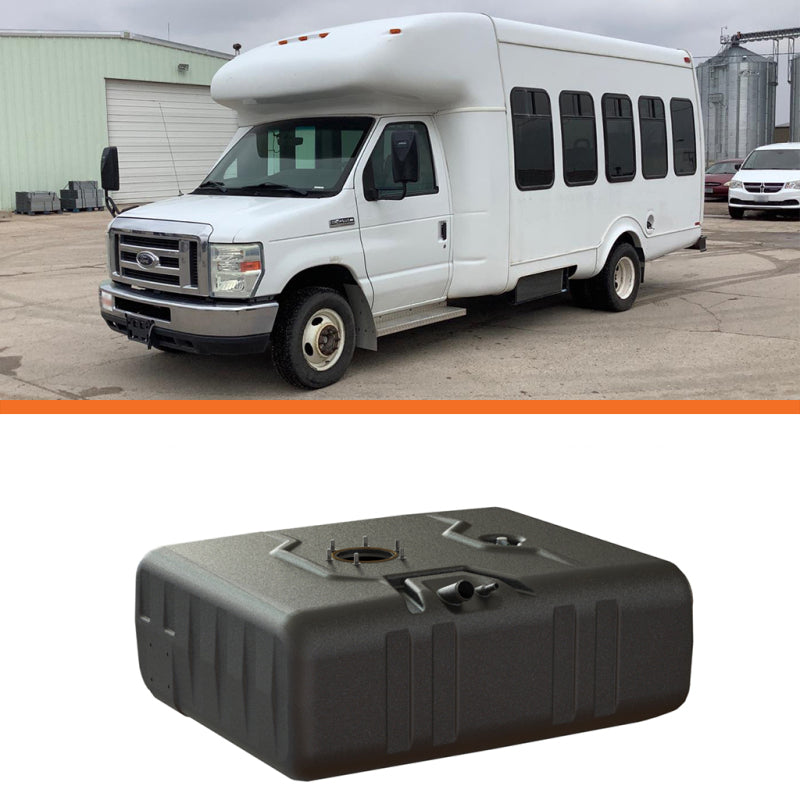 Titan Fuel Tanks 99-10 Ford Econoline Cut-Away Cab & Chassis 55 Gallon After-Axle Utility Fuel Tank