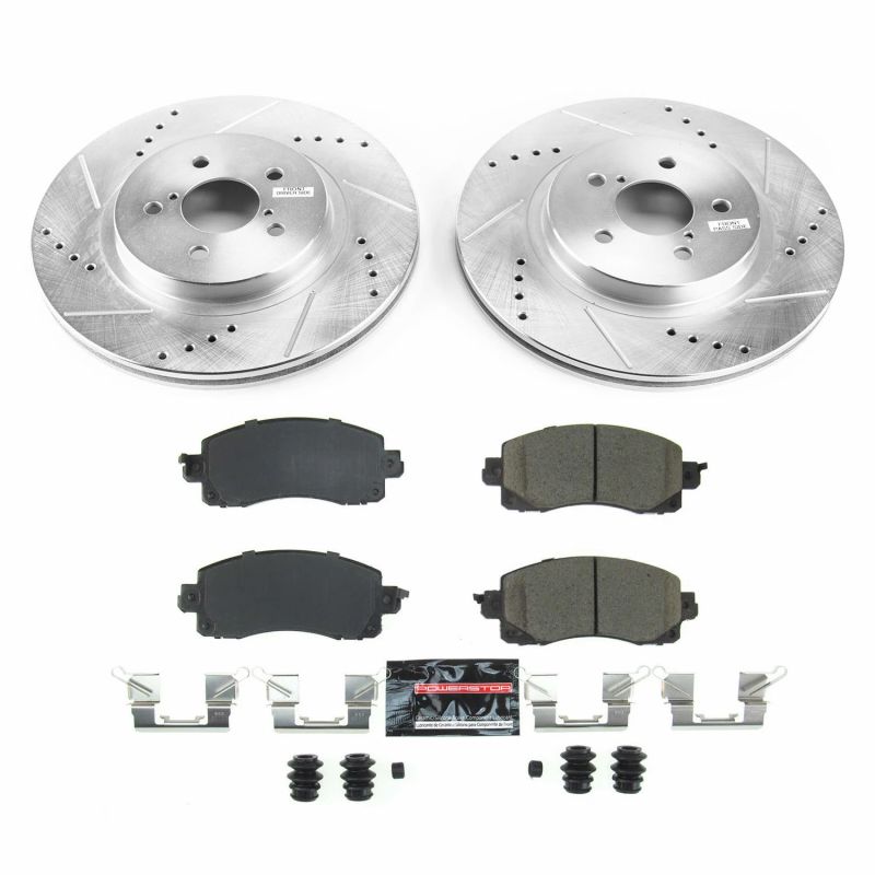 PowerStop Power Stop 18-19 Subaru Crosstrek Front Z23 Evolution Sport Brake Kit